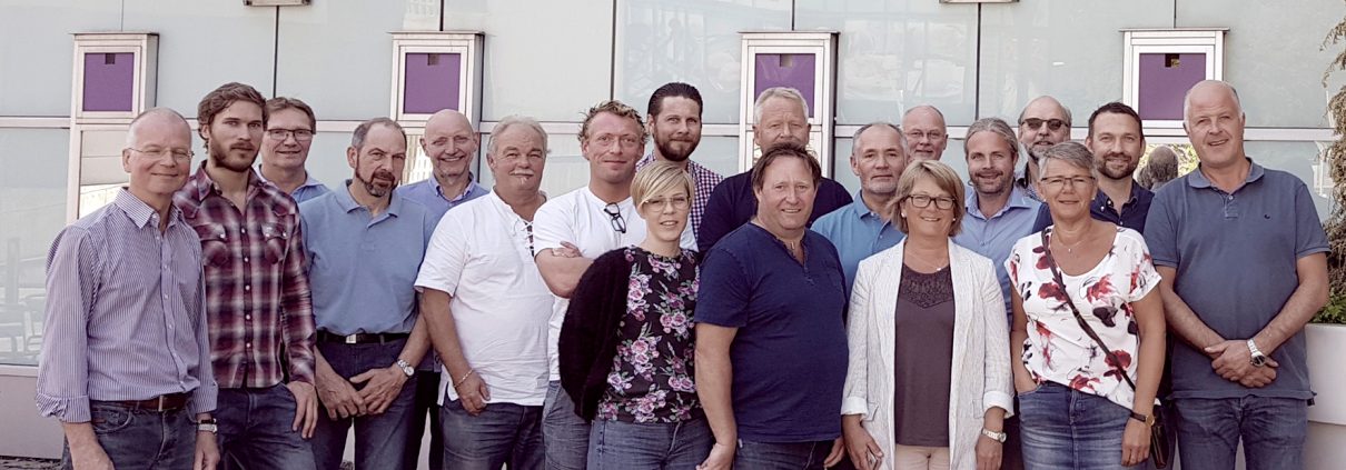 Foto av deltakere på oppgraderingskurs
