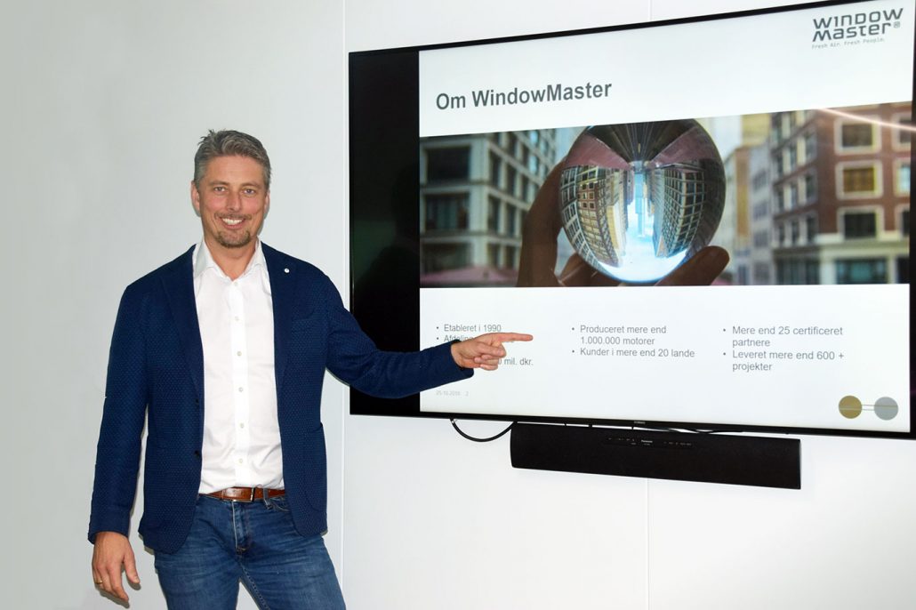 Foto av Jens L. Mathiasen i WindowMaster