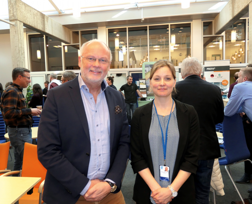 Foto av Bjørn Glenn Hansen og Therese Øijord Rustad