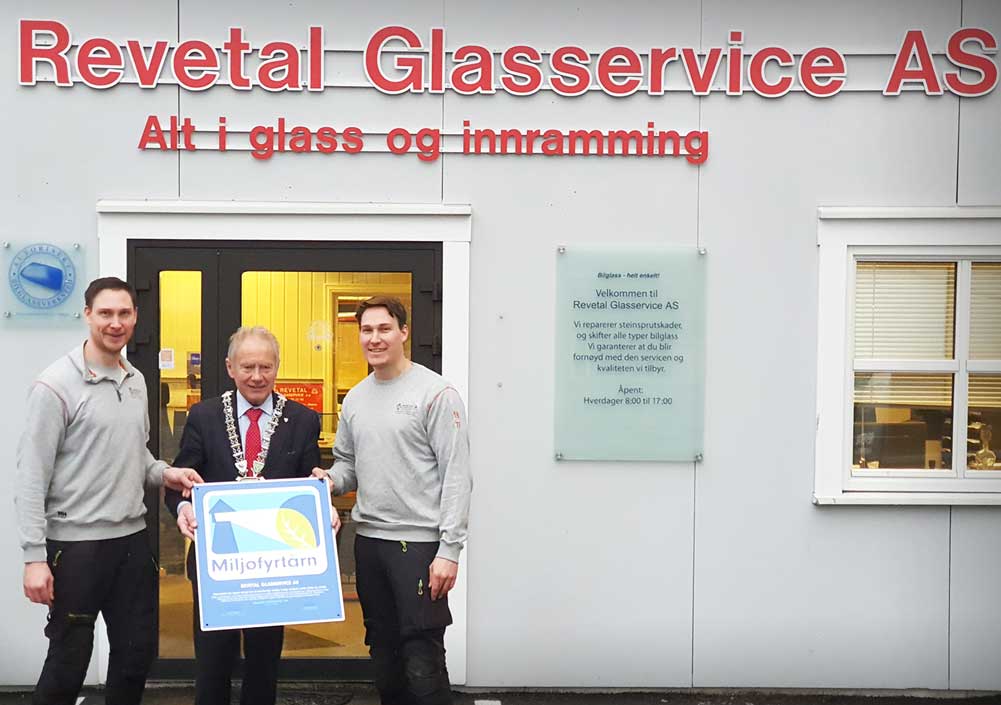 Foto av Revetal Glasservice AS