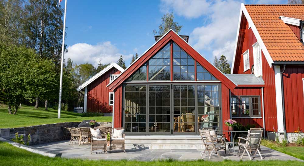VinteFoto av vinterhage