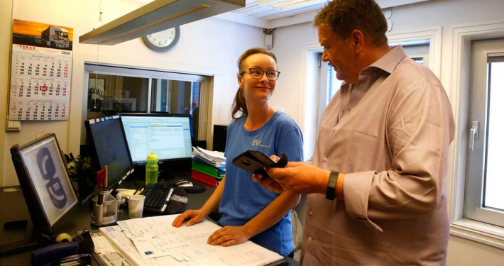 Foto av Anne-Britt Andersen og Erik Weisethaunet