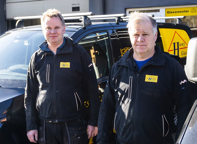 Foto av Svein Olav Husøy og Leif Atle Husøy og