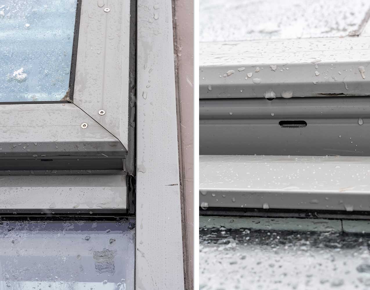 Foto av profiler på glasstak