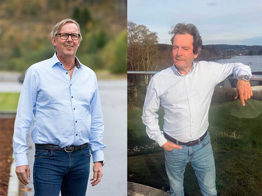 Foto av Tom Aas og Bue Kjelstrup Olsen
