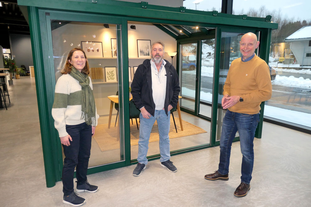 Foto av Beate Solem, Ronnie Pedersen og Per Henning Graff