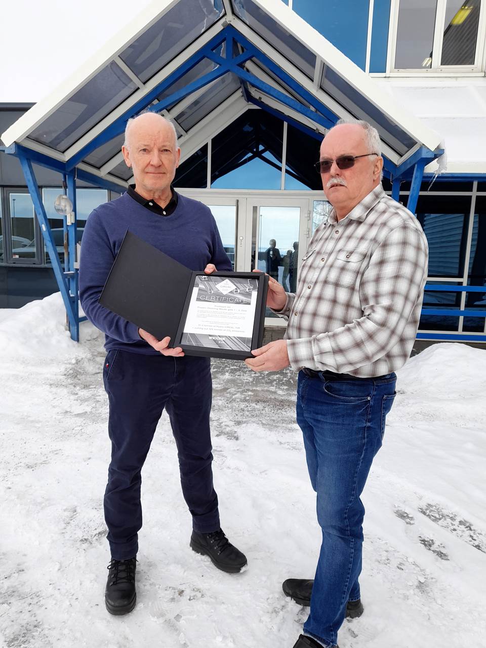 Foto av Bjørn Harald Bråthen og Frank Føleide