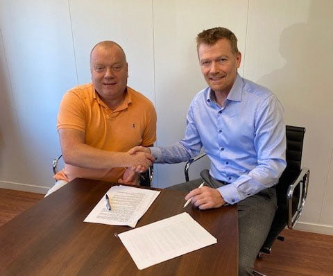 Foto av Gunnar Eiklid og Jon Berg
