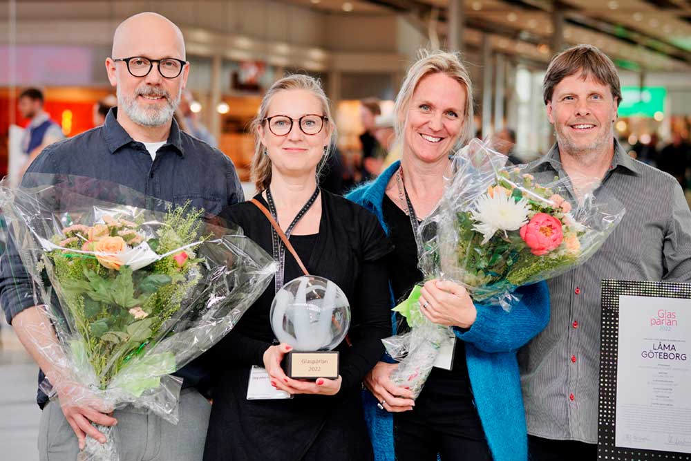 Foto av vinnere av Glaspärlan 2022
