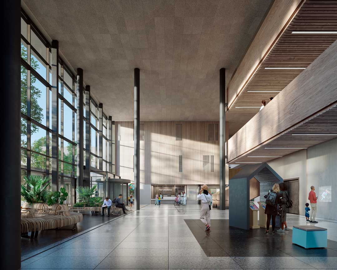 Render av nye Drammen sykehus