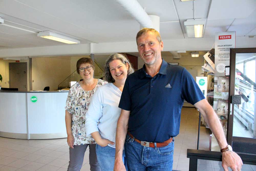 Foto av Tore Staverløkk, Cathrine Svensson og Gunn Kari Rogseth