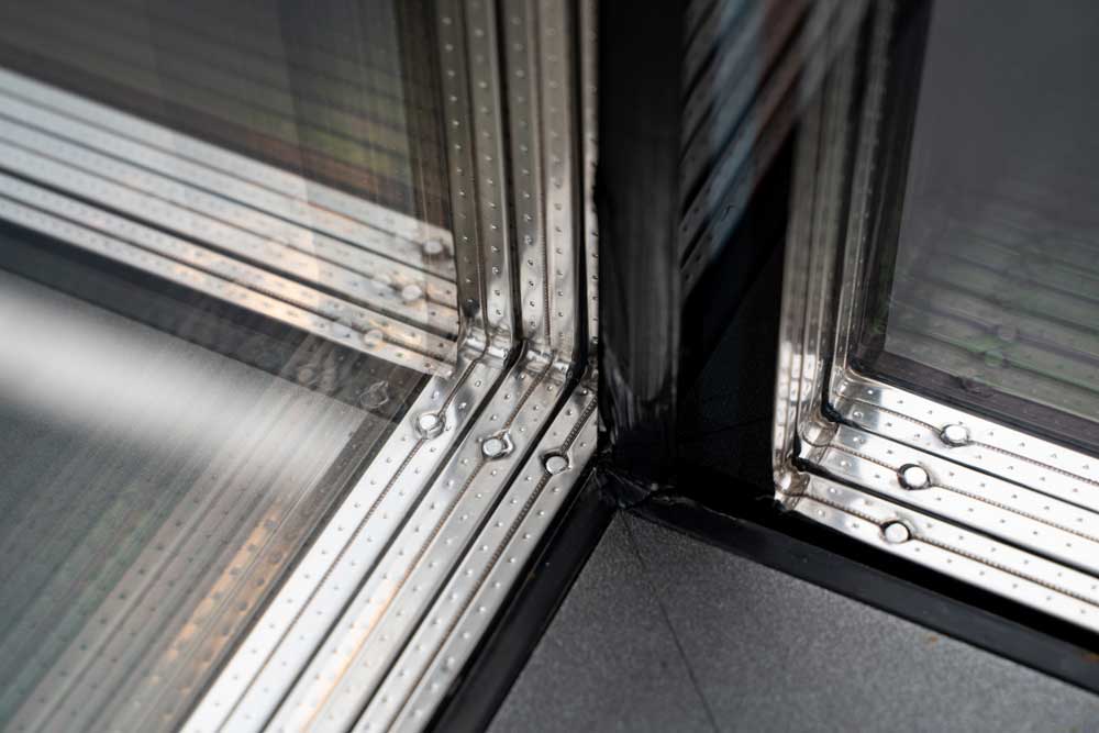 Foto av firelags isolerglass