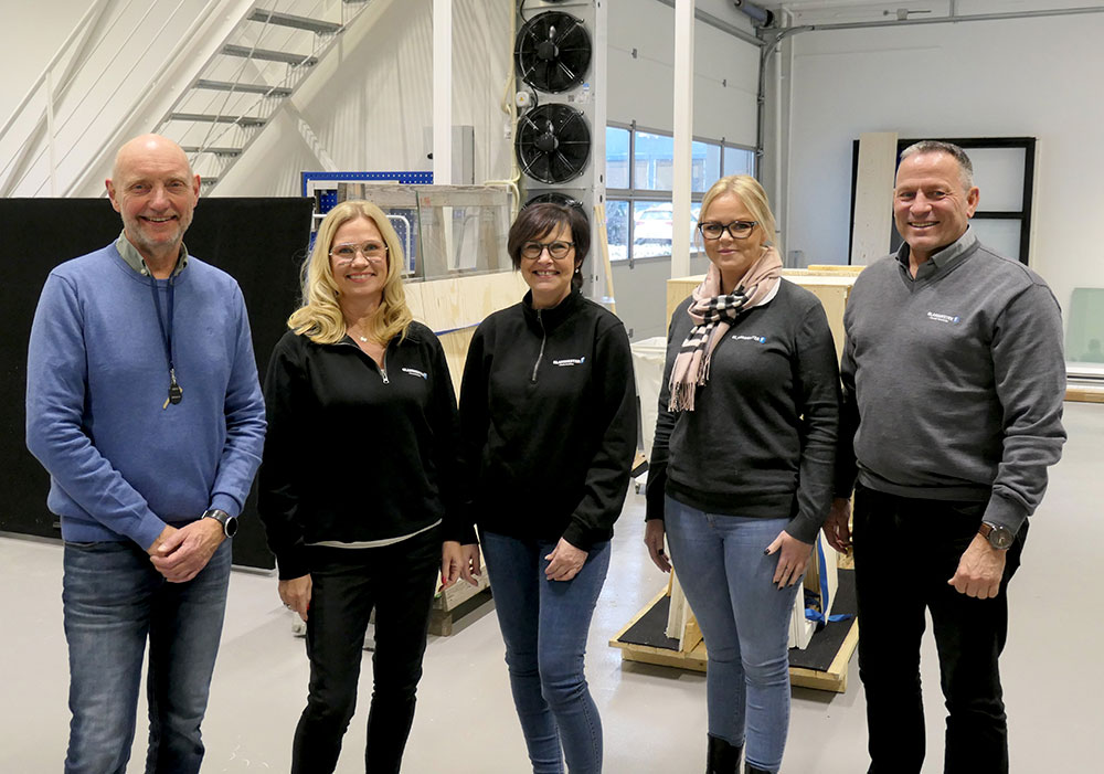 Foto av Per Henning Graff, Camilla Midttun, Wenche Baltzersen, Karianne Gundersen, og Roy Ellingsen