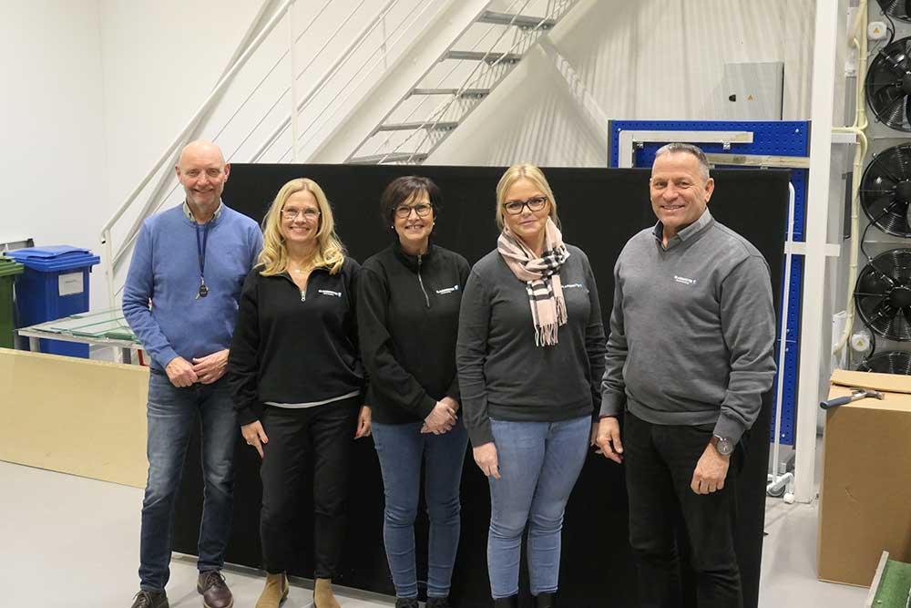 Foto av Per Henning Graff, Camilla Midttun, Wenche Baltzersen, Karianne Gundersen, og Roy Ellingsen