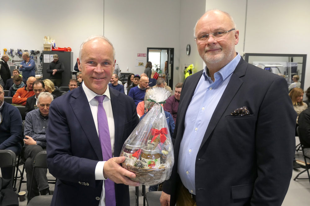 Foto av Jan Tore Sanner og Bjørn Glenn Hansen