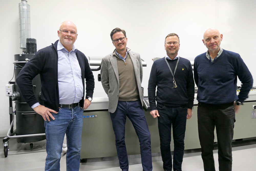 Foto av Bjørn Glenn Hansen, Glenn Alexander Bjørnsson, Hans Olav Meen Nilssen og Per Henning Graff