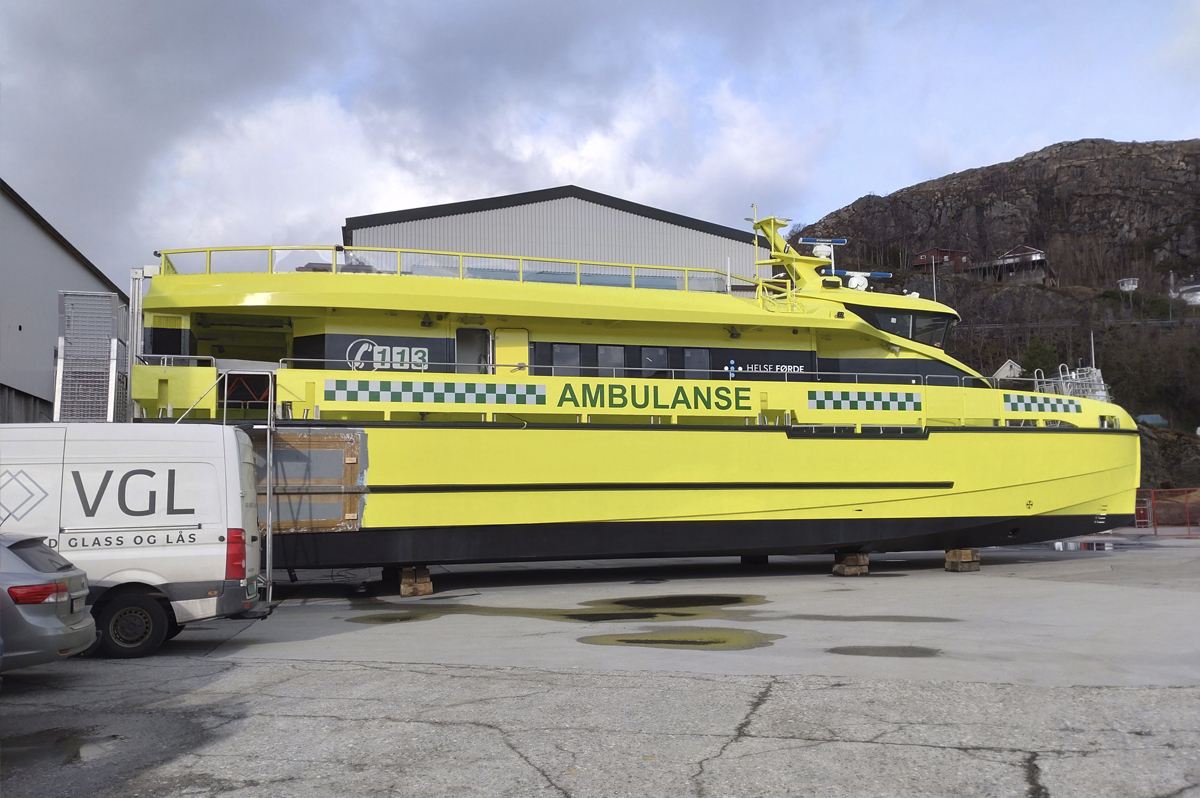 Bilde av ambulansebåt