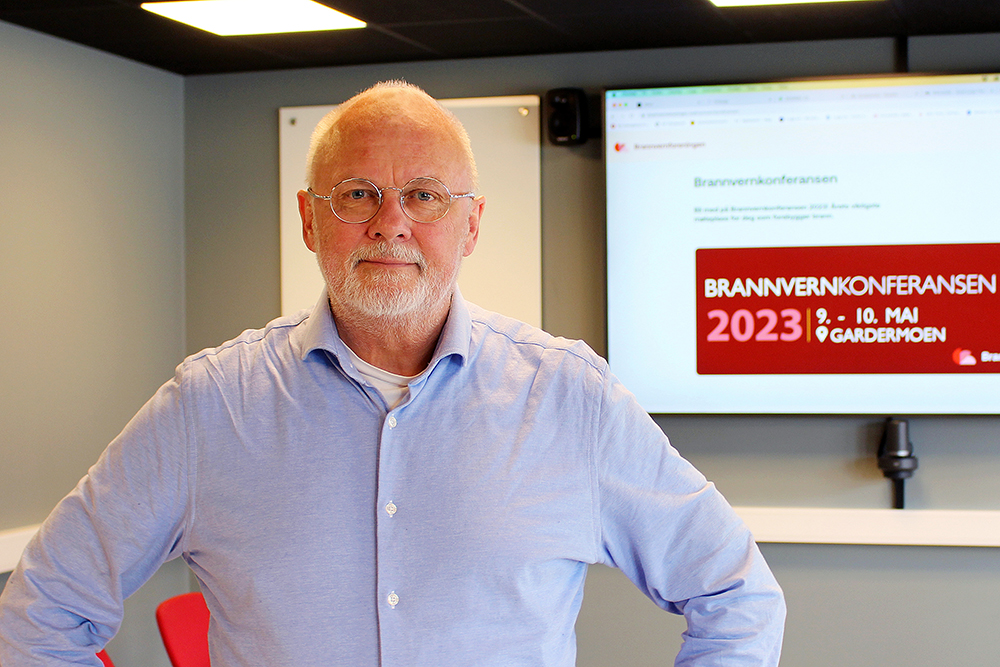 Foto av Bjørn Glenn Hansen, direktør i Glass og Fasadeforeningen