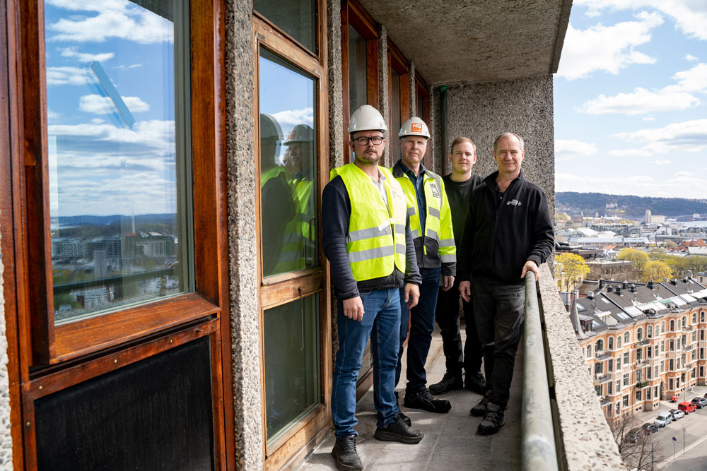Foto av Thomas Pettersen, Ronny Andresen, Per Larsen og Petter Wold